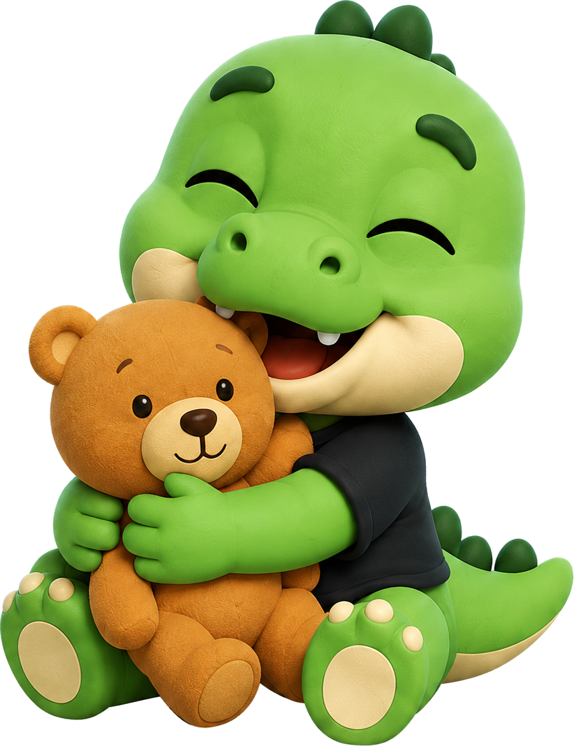 allugator com ursinho